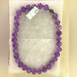 Amethyst Bead Necklace
